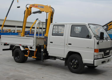 中国 耐久 2T 油圧運転者の貨物自動車はクレーン、貨物クレーン トラックを取付けました サプライヤー