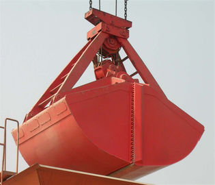 中国 16 のトン 4 ロープの漏出防止負荷の穀物のための機械グラブのクラムシェルのグラブ サプライヤー
