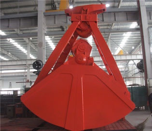 中国 20m の ³ 4 ロープの港のローディングの石炭および第一次製品のための機械クラムシェルのグラブ サプライヤー